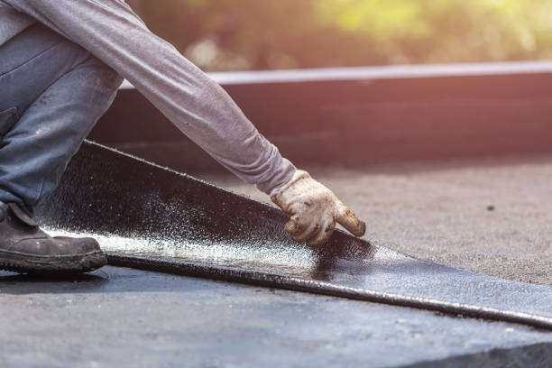 Professional Waterproofing technician working in Woodbine, MD